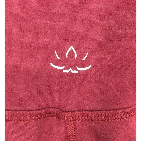 Beyond Yoga Womens Spacedye High-Rise Capri Leggings Size M Burgundy Activewear - Picture 4 of 9